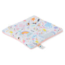 a guinea pig  pee pad in fleece pattern pink unicorn by kavee