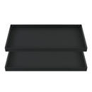 two 2x4 black coroplast sheets or corrugated plastic correx for guinea pig cage C&C cc c and c from brand kavee